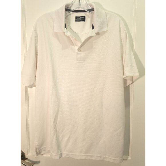 Ben Hogan Other - Ben Hogan Performance Polo Shirt L/XL White Short Sleeve Ribbed Texture